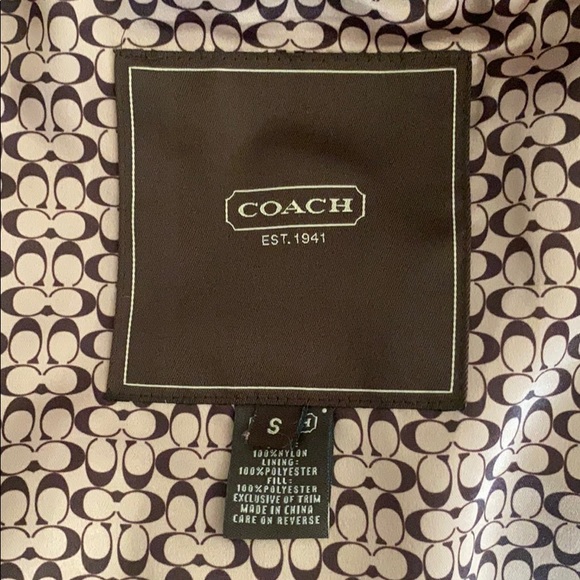 Coach Quilted Jacket - Picture 4 of 4